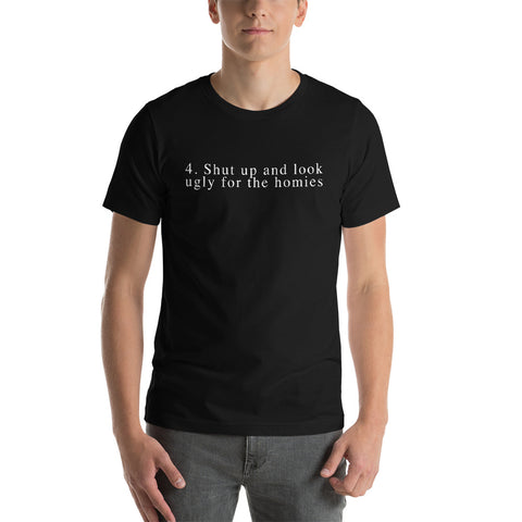 Rule #4 T-shirt (black)